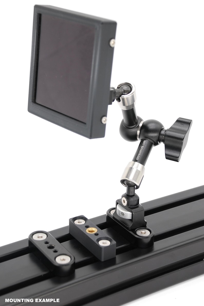 Soportes roscados para cámara de perfil de aluminio - Plataformas para cámaras de simulación de vuelo de carreras imagen 9