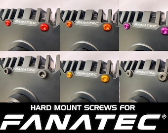 FANATEC WHEELBASE Farbiges Schraubenset für Festmontage Passend für alle Fanatec Bases