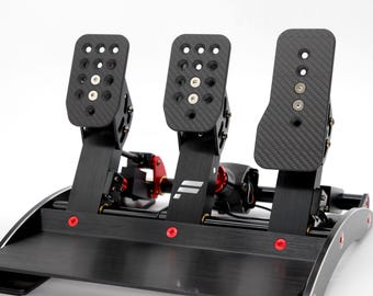 Pro Carbon Pedals - Fanatec Clubsport V3 Carbon Fibre Pedal Faces
