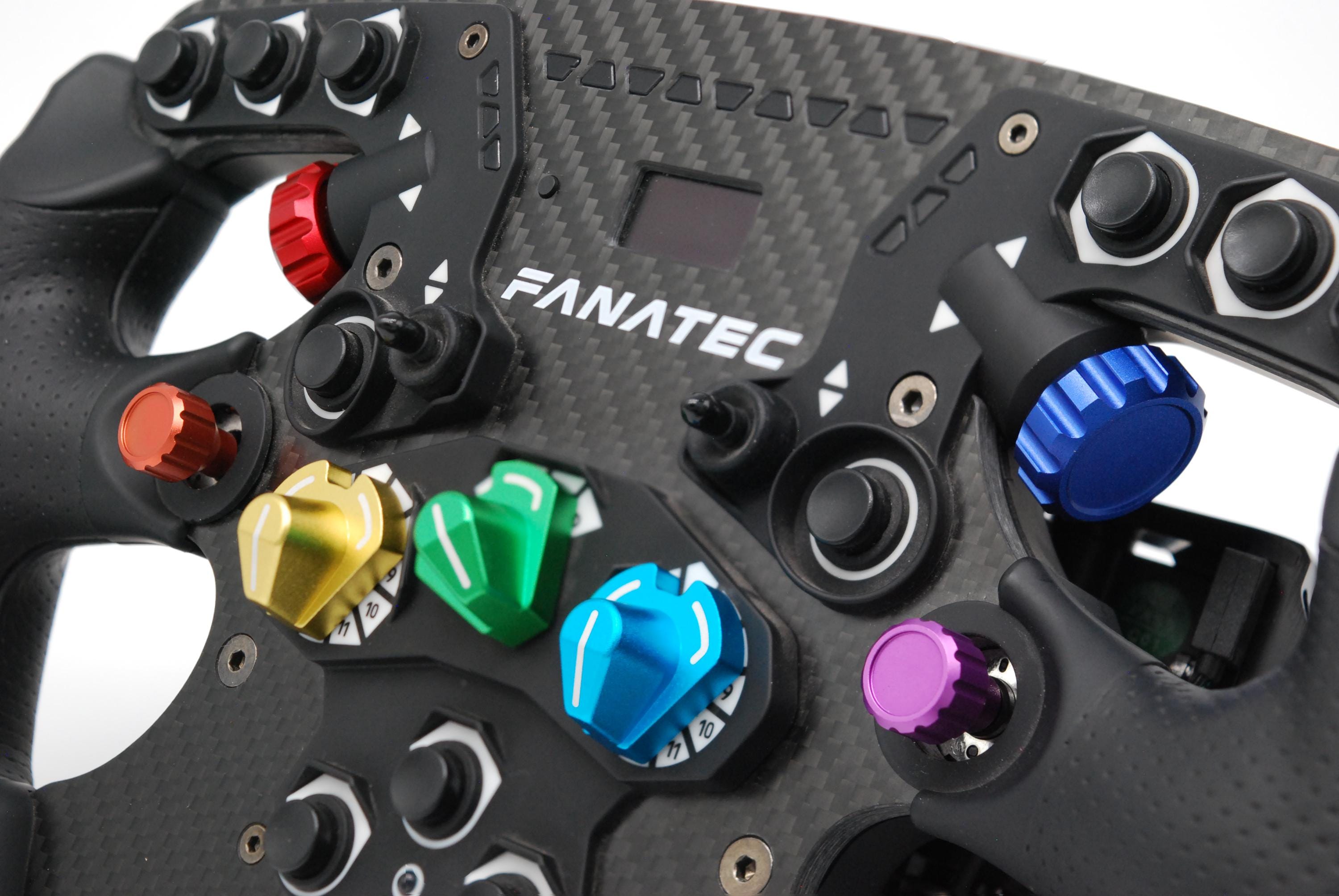 Anodized Aluminium Encoder Knobs for Fanatec Formula Wheel
