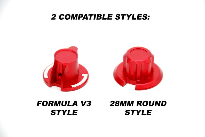 Anodized Aluminium Encoder Knobs for Fanatec Formula v3 Wheel image 2