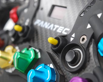 Tampas de interruptor de alavanca para roda Fanatec Formula v2.5