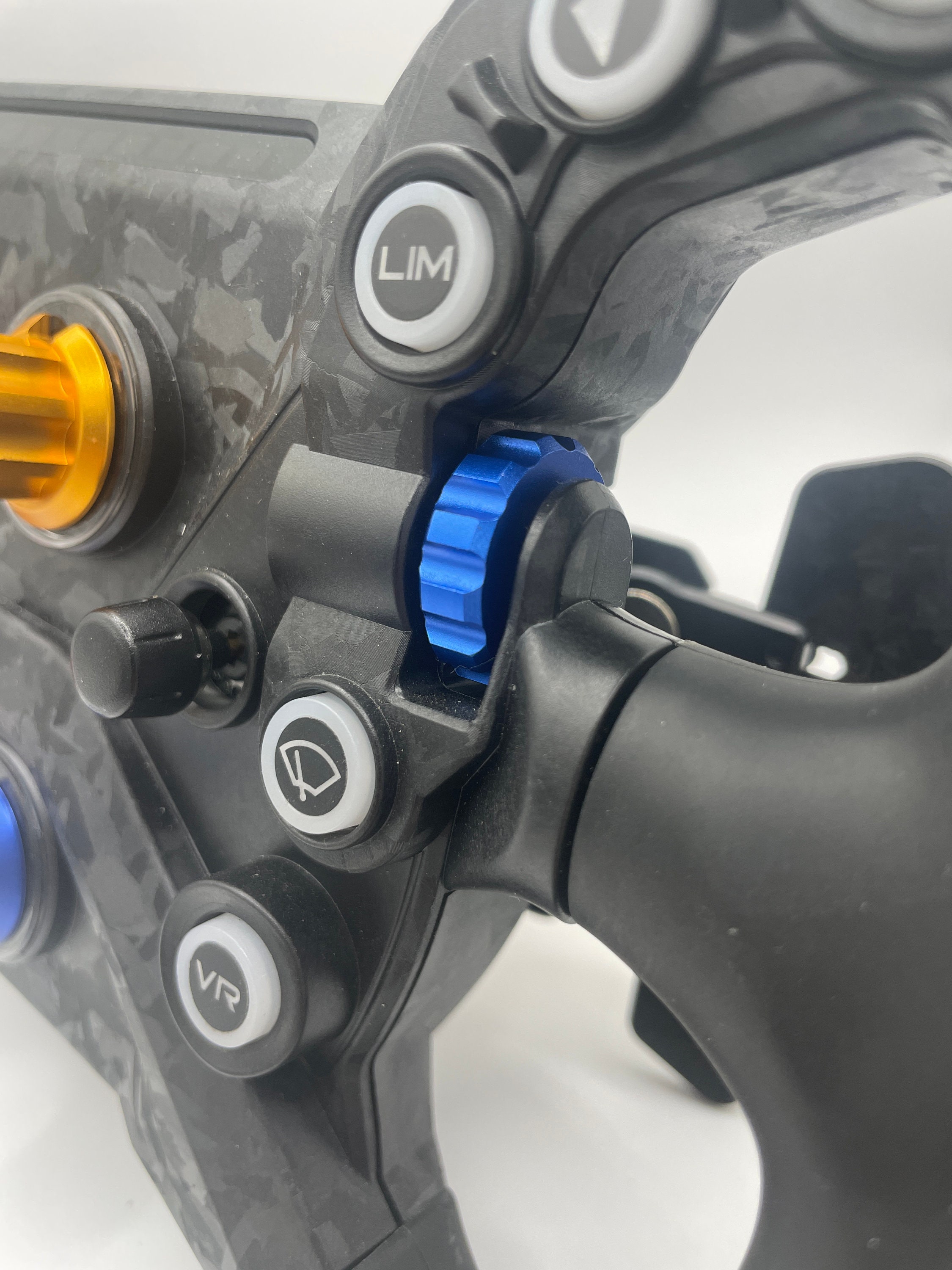 Simagic GT Neo Aluminium Thumb Encoder Knobs CNC Machined Anodised