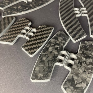 Carbon Shifter Paddles for Fanatec Shifters - Carbon Fibre Clubsport Podium Formula