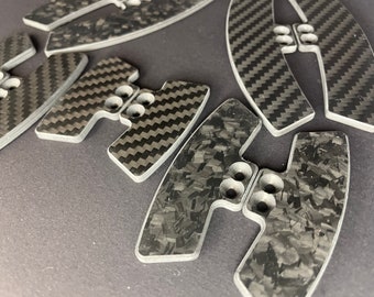 Carbon Schaltwippen für Fanatec Schalter - Carbon Fibre Clubsport Podium Formel