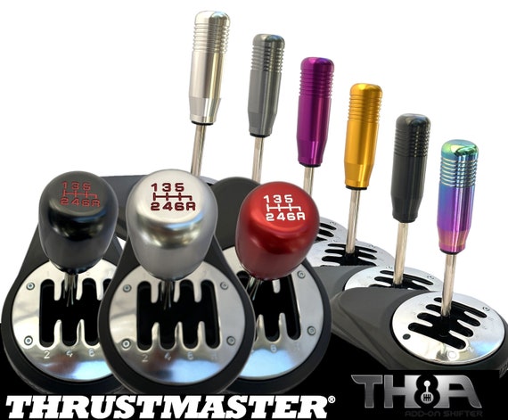 Gear Shifter Knob & Adaptor for Thrustmaster TH8A Sim Racing Mod