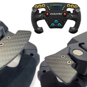 Carbon Fibre Shifter Paddles for Fanatec eSports v2 Carbon Fiber