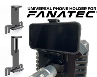 Universal Fanatec Phone Holder - Clubsport, CSL, Podium, DD etc.