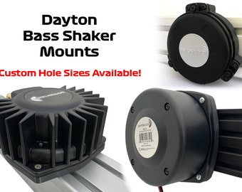 Dayton Bass Shaker Halterungen für 8020 8040 oder Custom Lochgrößen BST-1 BST-2 TT25 BST-300EX BST1 BST2