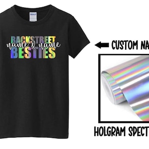 BSB Millenium - Backstreet Besties - Backstreet Boys Inspired Silhouette tee, tank or crop