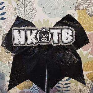 NKOTB New Kids on The Block inspired Blockheads Vegas Glitter Cheer bow