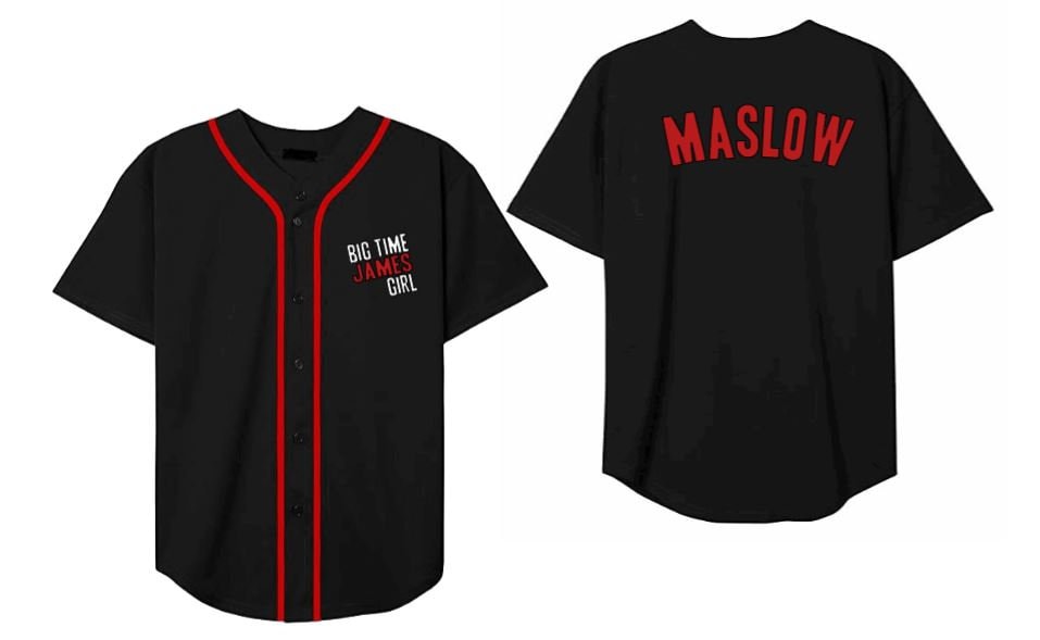 Big Time Rush Can't Get Enough Tour Personalized Baseball Jersey