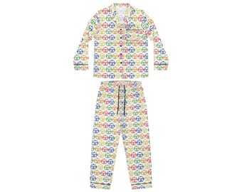 Pijamas de satén para mujer (AOP)
