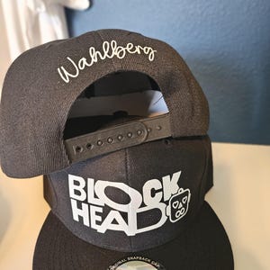 NKOTB  New Kids on the block Blockhead Snapback Hat: Glitter or Rhinestone Flat Bill Baseball Cap