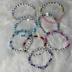 Big Time Rush inspired SUPERSTAR bead bracelet