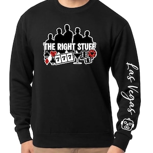 NKOTB New Kids on the Block Vegas Residency Inspired - The Right Stuff Las Vegas crewneck sweatshirt