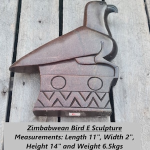 Zimbabwean Bird Sculpture for sale, Free Shipping Worldwide