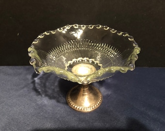 Duchin Creation weighted Sterling Silver candy/nut dish on base