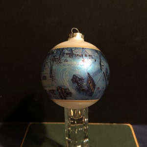 Lowell Davis Christmas ornament. Christmas 1986 “Christmas at Red Oak” First Limited Edition Schmid