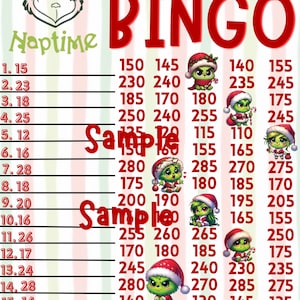 300 WTA Bingo Board