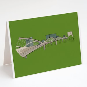 West 7th Bridge of Fort Worth - Card