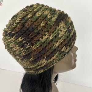 Beanie Crochet Camouflage Unisex Hat