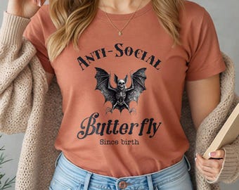 Anti-Social Butterfly Unisex Shirt