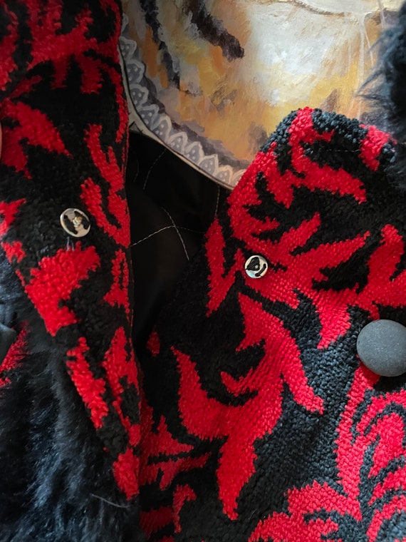 Valentine’s Day! Vintage Tapestry Coat. Estimated… - image 9