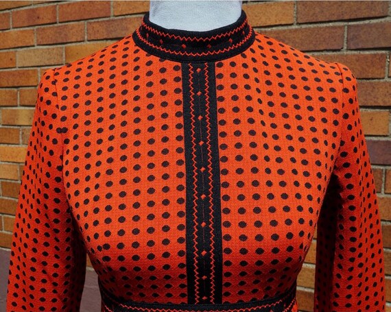 Fabulous vintage fall dress. Perfect for Thanksgi… - image 2