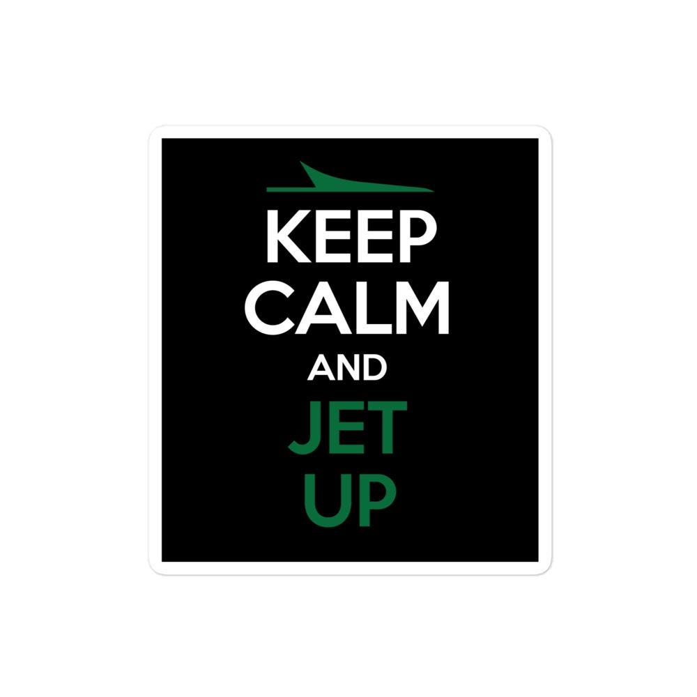 Adesivo in vinile New York Jets - Keep Calm and JET UP