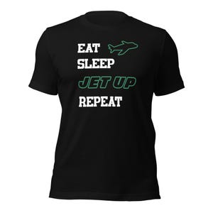 New York Jets T-shirt - eat sleep JET UP repeat