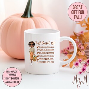 Fall Bucket List Coffee Mug: Autumn To-Do List