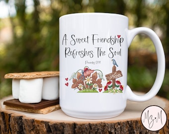 Friendship Coffee Mug: Christian Scripture Gift