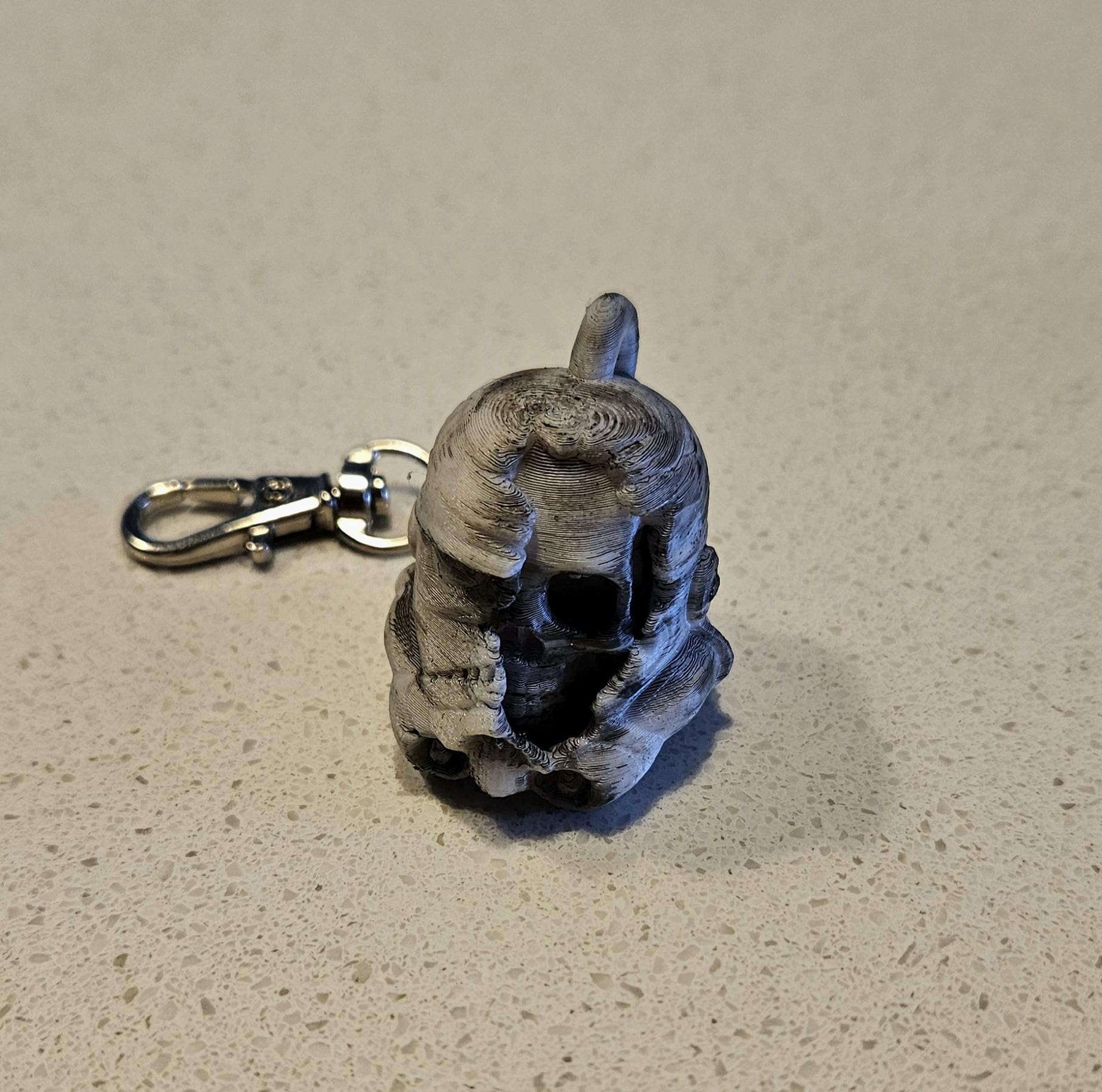 Porte-clé Star Wars – Crâne Death Trooper – Impression 3D 5cm