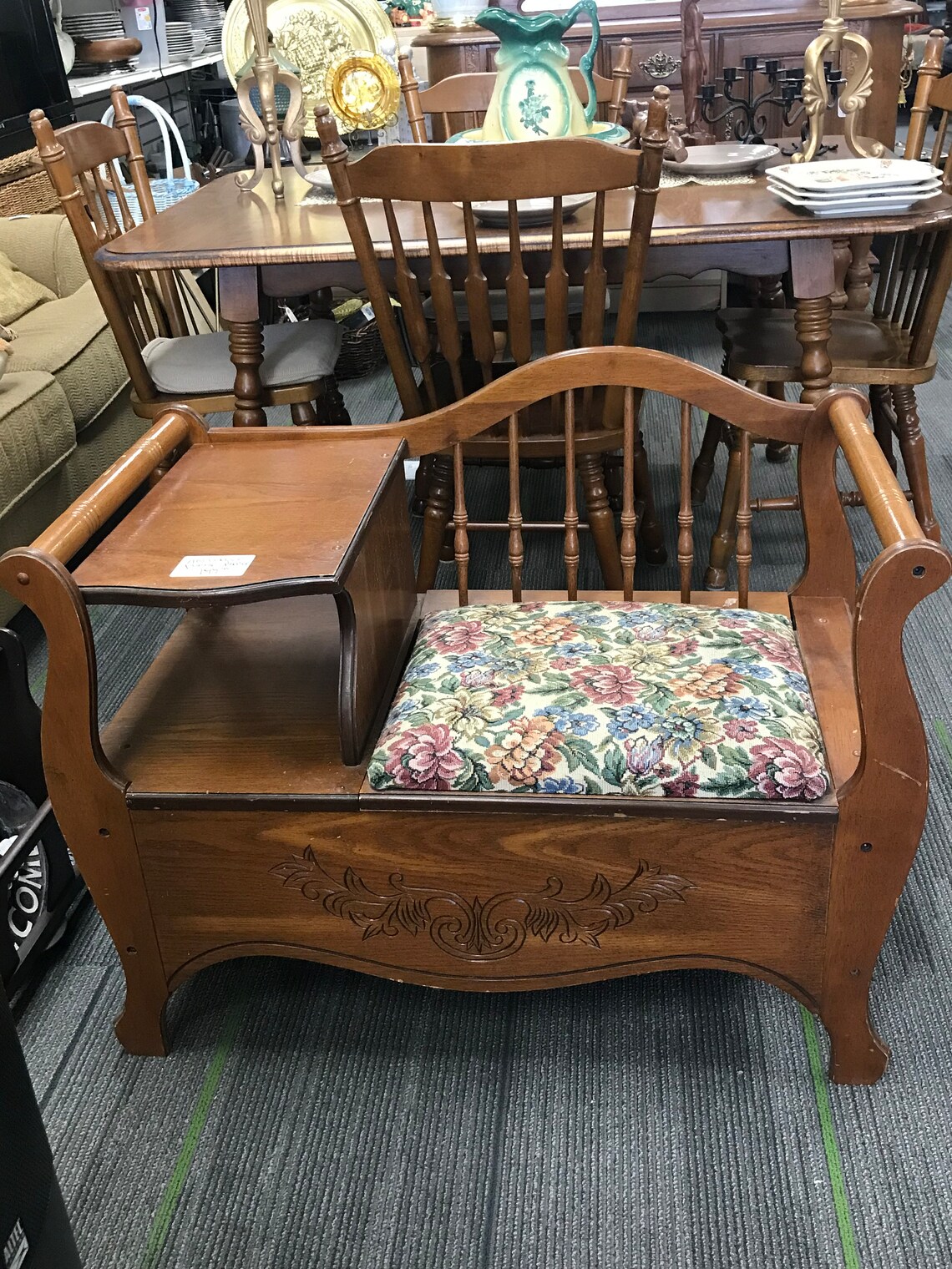 Vintage Phone Table/gossip Table Etsy