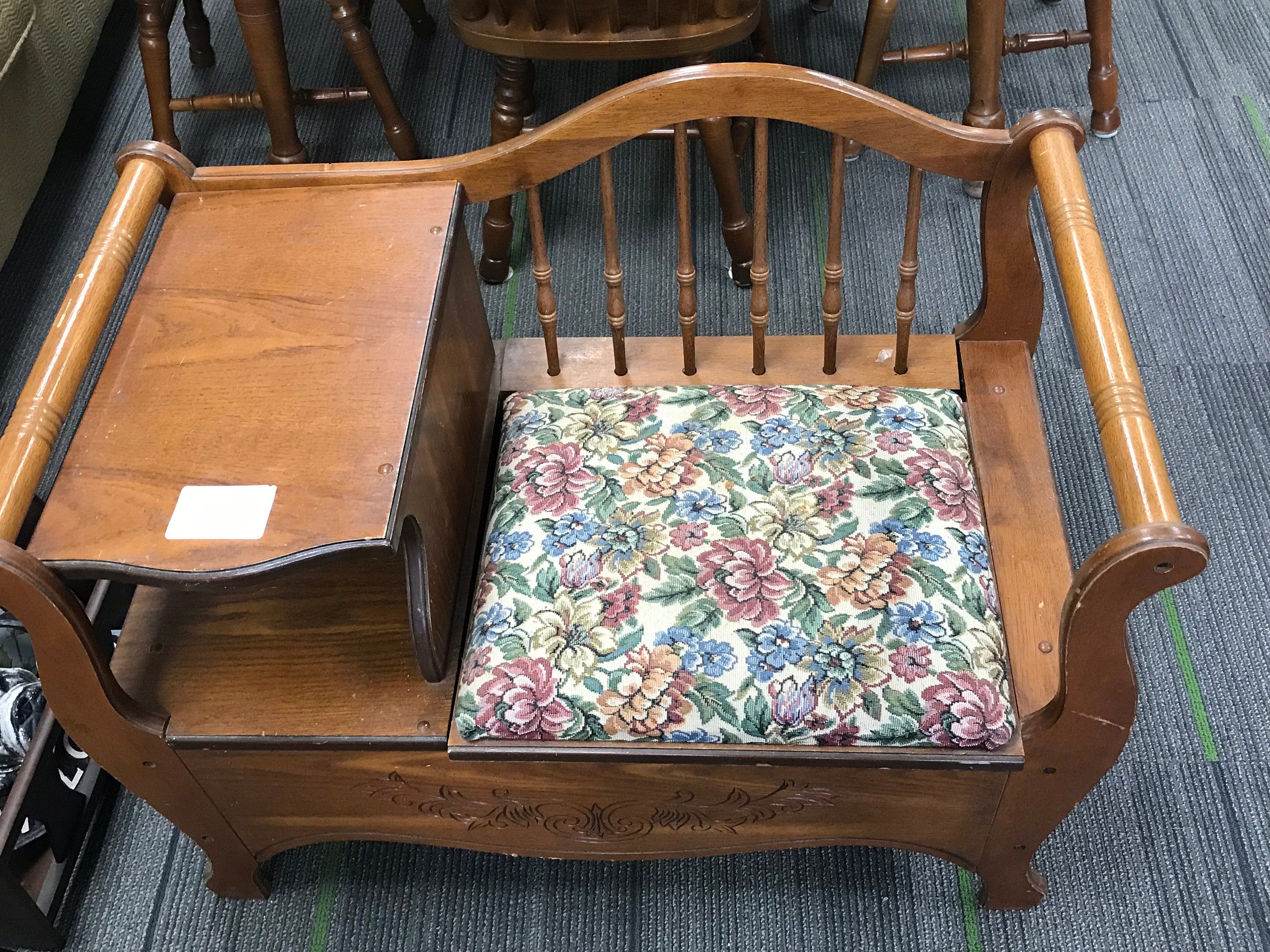 Vintage Phone Table/gossip Table Etsy