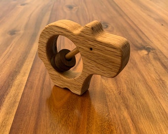 Wooden Baby Rattle