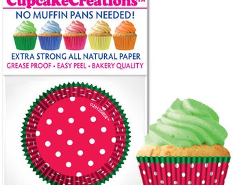 Pack Of 45 Green Foil Cup Cake Cases