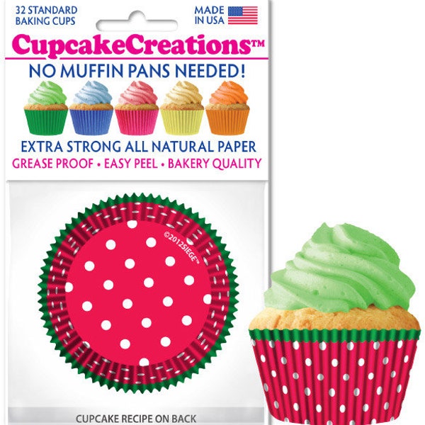 Red Cupcake Liners Etsy