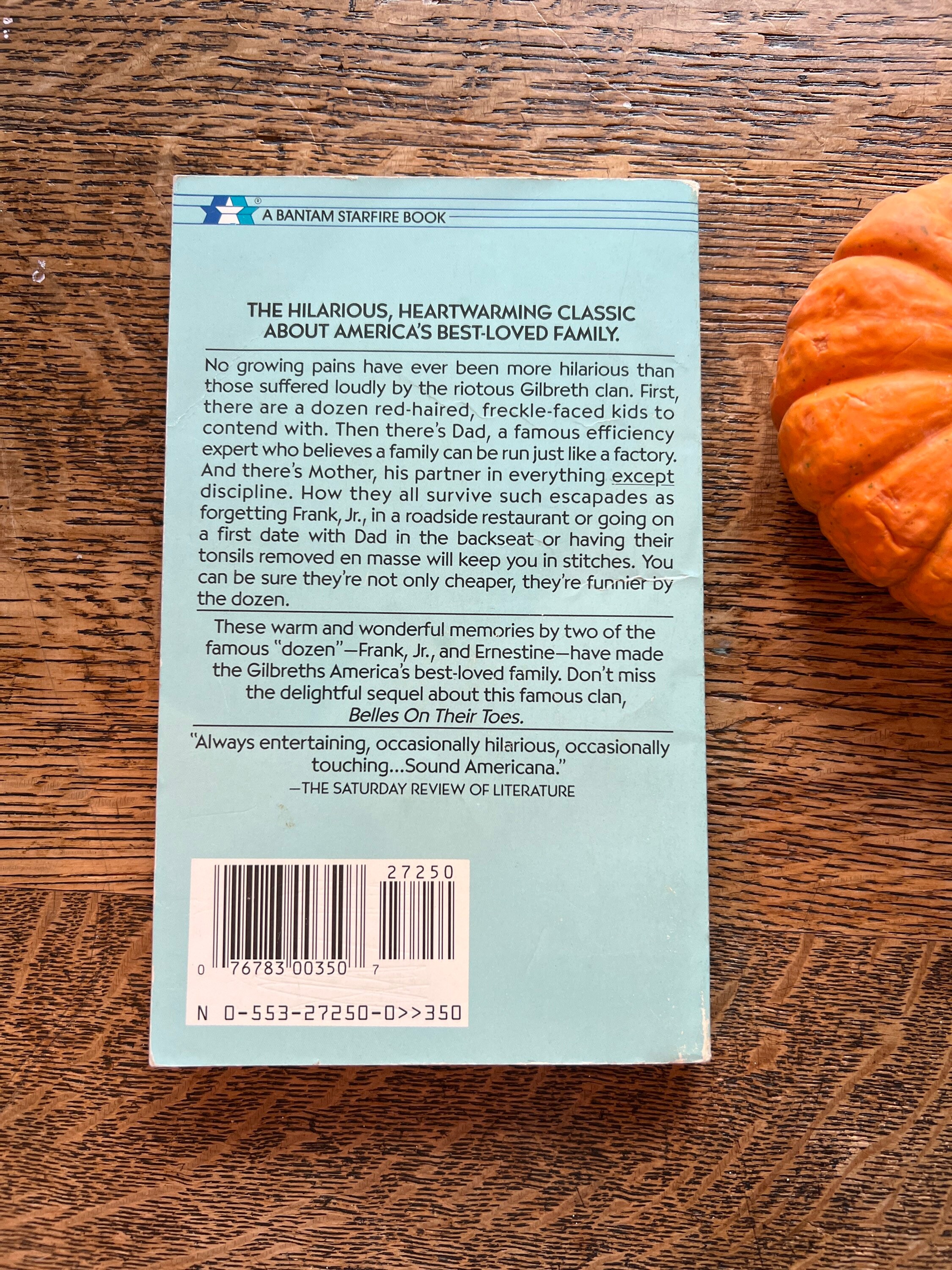 Cheaper by the Dozen by Frank Gilbreth and Ernestine Gilbreth Etsy