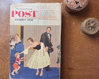 The Saturday Evening Post Stories 1958 (Doubleday, 1959) Vintage hardcover with a dust cover