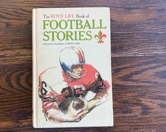 The Boys’ Life Book of Football Stories (Random House, 1963) Vintage hardcover book in great condition