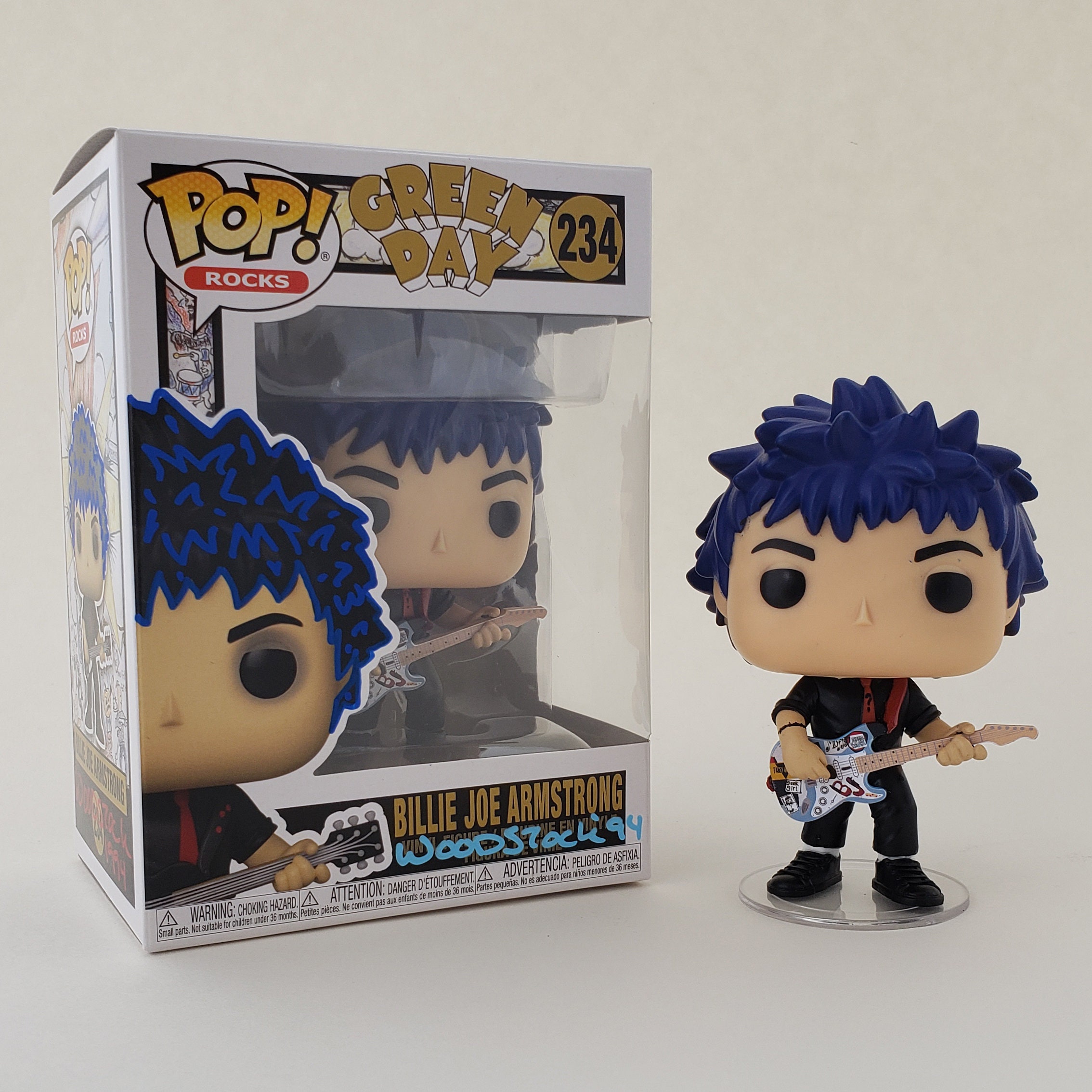 Custom Billie Joe Armstrong Funko Pop From Green Day at Woodstock