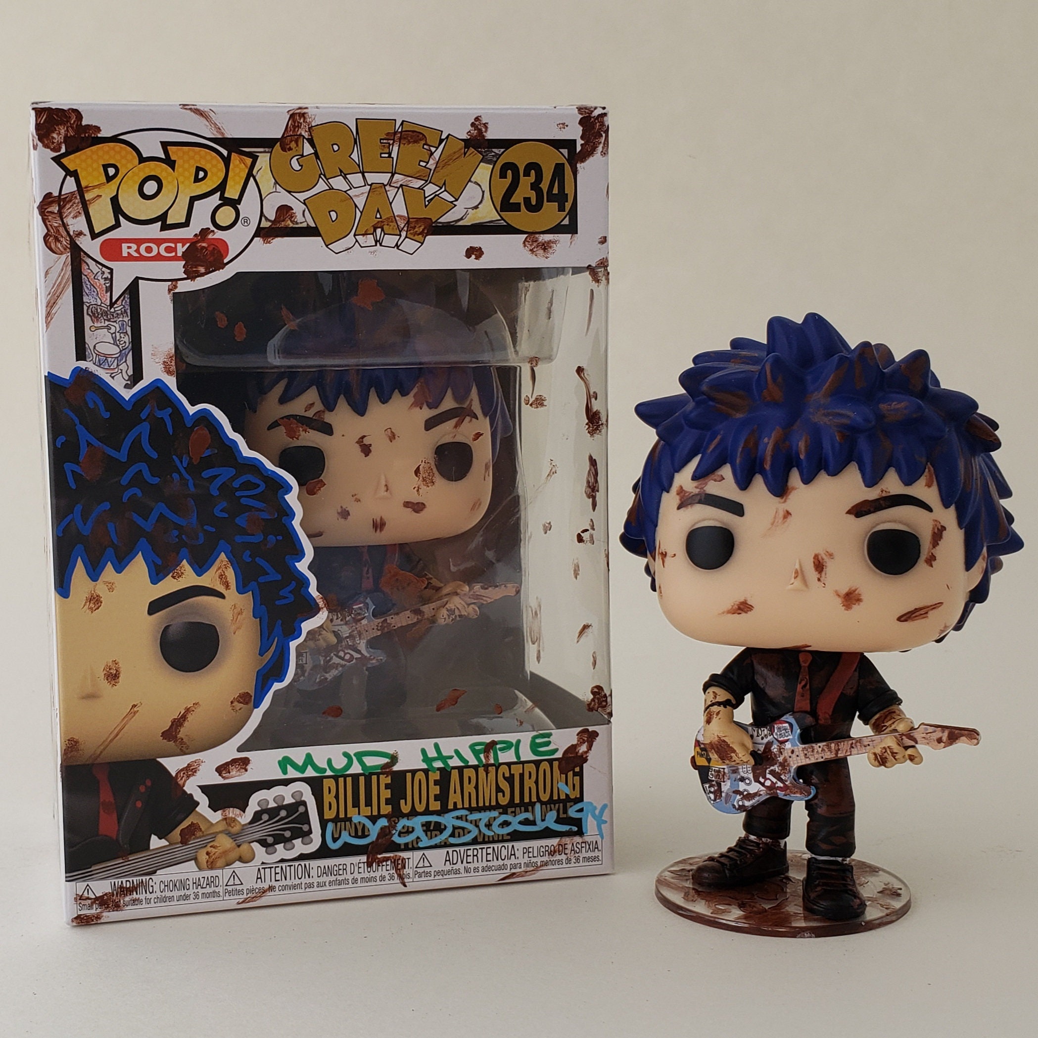 Custom Billie Joe Armstrong Muddy Funko Pop From Green Day at