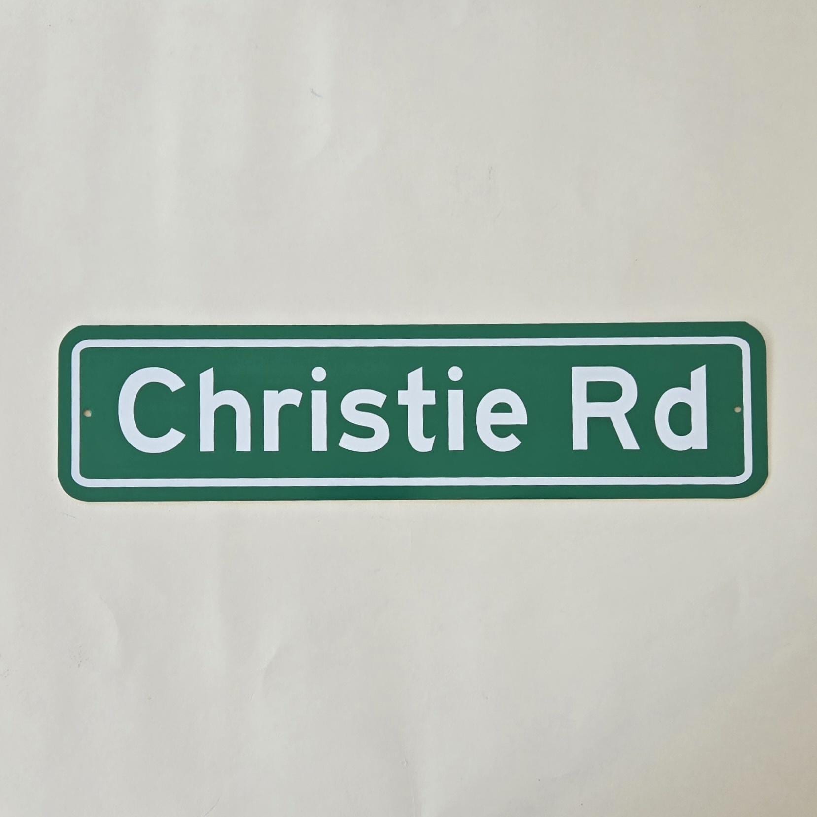 Christie Road 12x3 Mini Custom Street Sign Inspired by Green Day