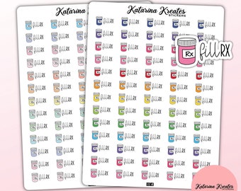 Refill Meds Stickers - Etsy