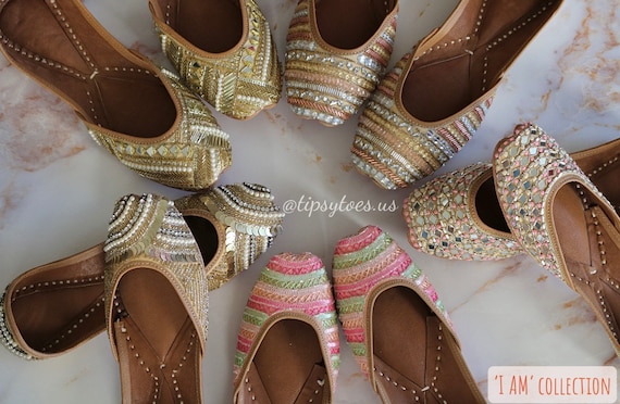 Handcrafted jutti/khussa/mojari/ballet shoes/flat shoes for women