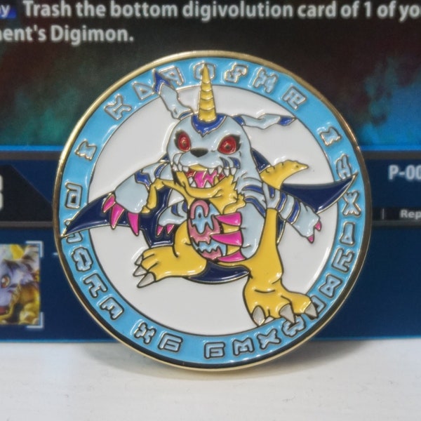 Agumon/Gabumon Metal Memory Counter Digimon TCG