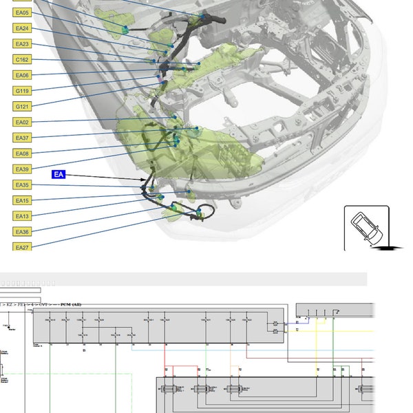 Wiring diagrams for Honda Civic Sedan CVT FE1  2022