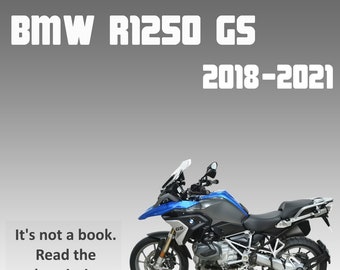 BMW R1250GS Workshop Service manual 2018-2021